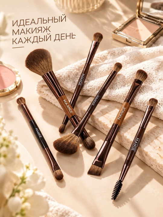 Набор кистей для макияжа MAANGE, профессиональные кисточки