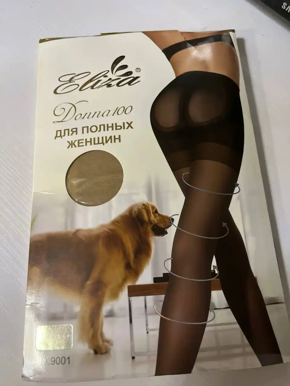 Женские нейлоновые колготки Eliza с высокой эластичностью, большие размеры