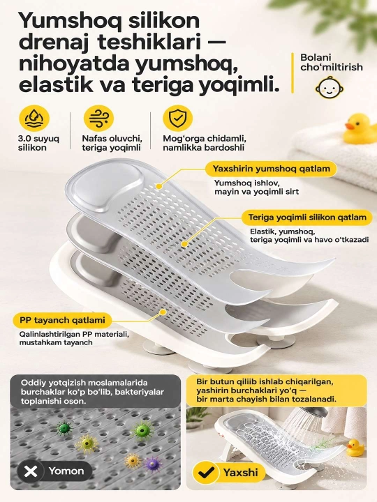 Chaqaloqlar uchun vannacha,vanna kreslosi,chaqaloq vannachas