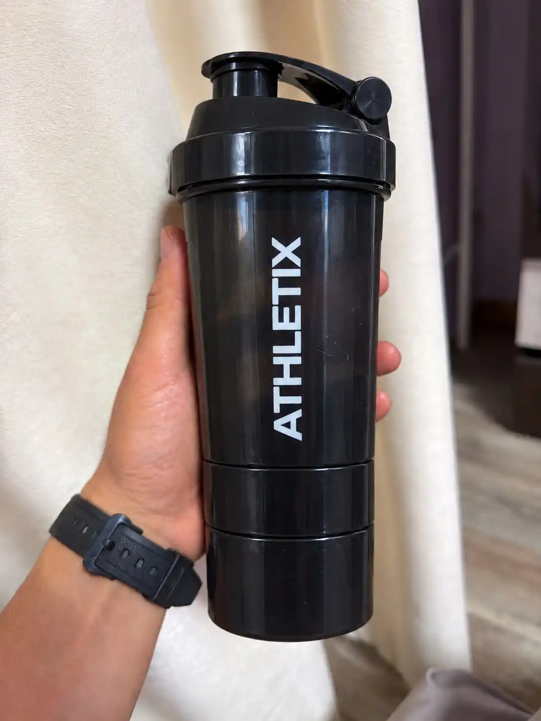 Sheyker, 500/600/800 ml, suv, protein va kokteyl uchun, aralashtirgich bilan