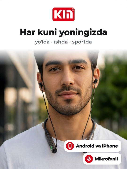 Беспроводные наушники KIN KL110 neckband 38 часов Bluetooth TF-карта микрофон