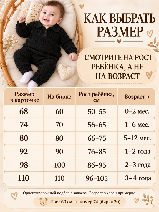 Kostyum chaqaloqlar uchun, kuzgi kiyimlar