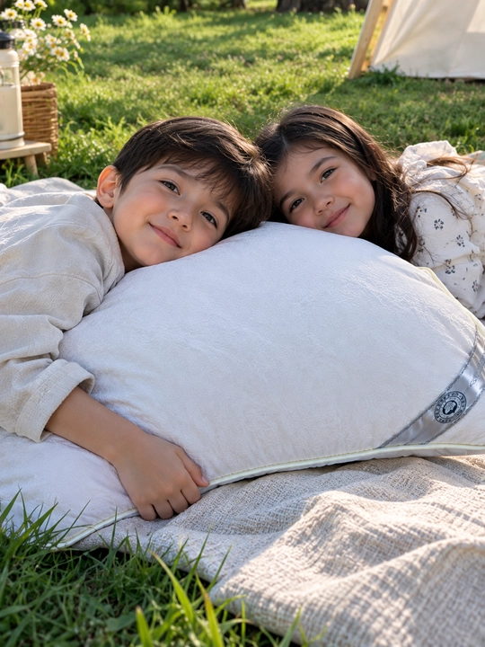 Yumshoq va qulay yostiq, uyqu va dam olish uchun, divan va yotoqxonaga mos