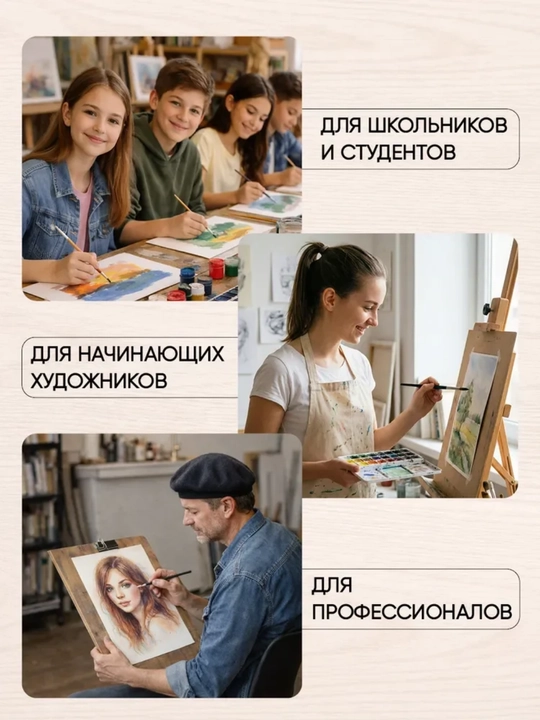 12листов, А3, A4 300 г-м2, бумага склейка для акрила темперы масла альбом для рисования