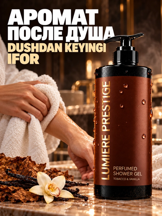 Parfumeriyali dush geli Lumière Prestige, 1000 ml