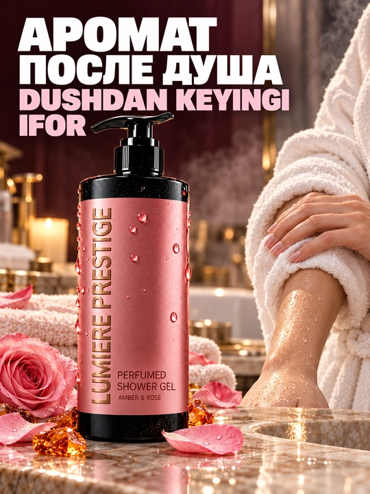 Parfumeriyali dush geli Lumière Prestige, 1000 ml