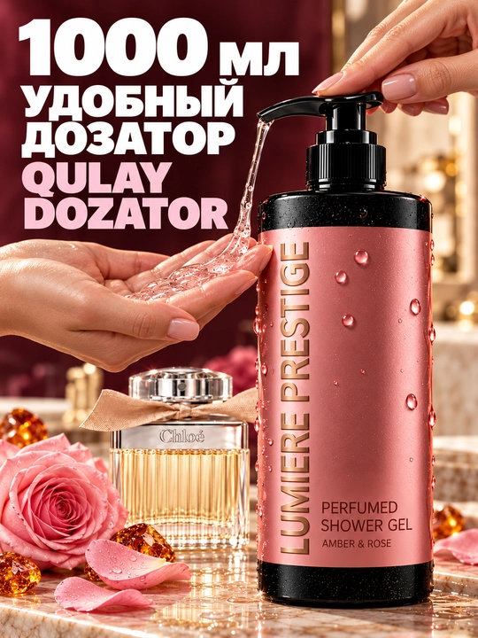 Parfumeriyali dush geli Lumière Prestige, 1000 ml