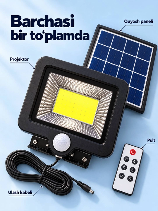 Солнечный LED светильник-проектор для двора и сада, декоративное освещение