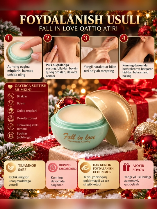 Feromonli parfyumeriya intim gel-balzami  Love Me More, 18+, xxx, TOMOFODY, 25 g