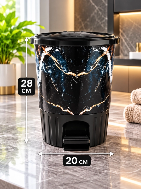 Uy va ofis uchun chiqindi chelagi, metall, plastik 8, 10, 12, 18, 20, 22 lt