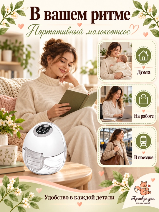 Ko'krak nasosi elektr, simsiz, portativ, S32