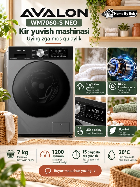 Стиральная машина AVALON WM7060-S NEO - 