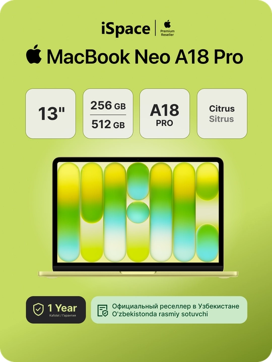 MacBook Neo 13" A18 Pro - 