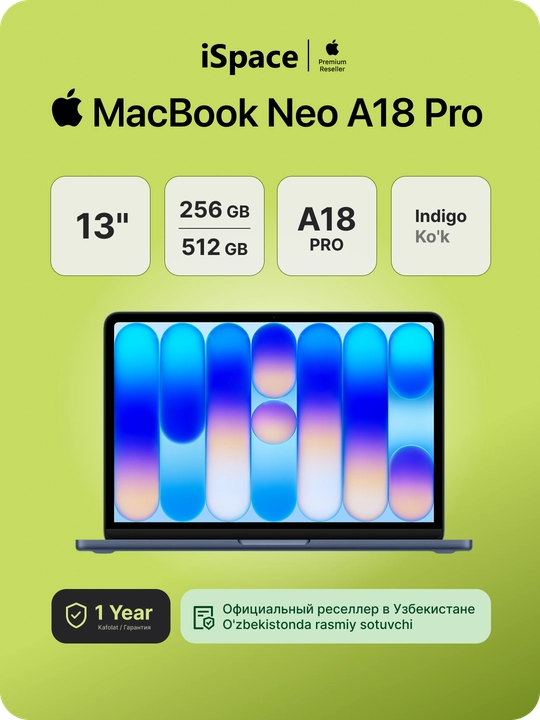 MacBook Neo 13" A18 Pro - 