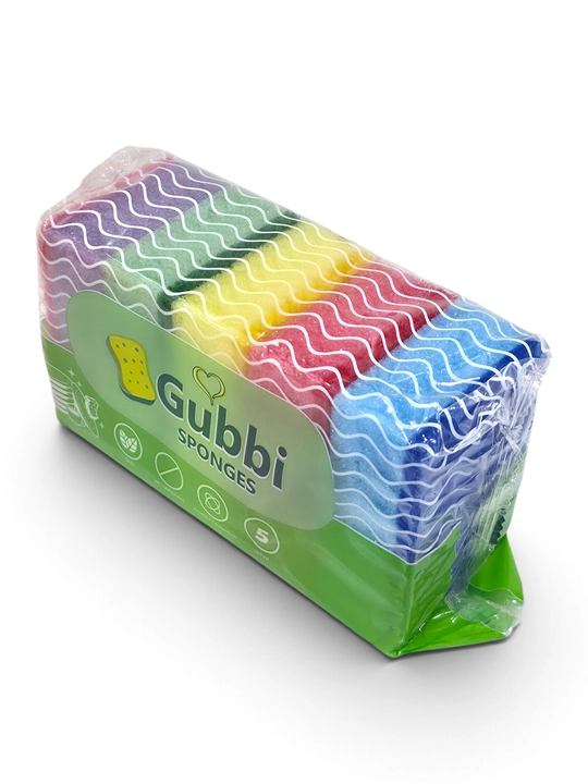 Oshxona gubkasi idish yuvish uchun "Pchelka by Carona", to'plam 7 dona