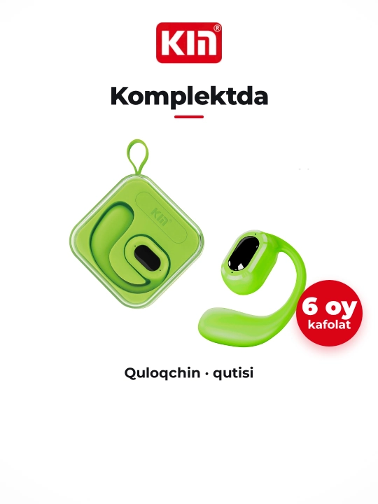 Беспроводной наушник KIN KL30, моно, Bluetooth с микрофоном, накладной