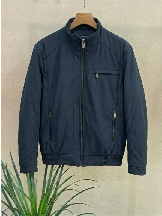 Мужская теплая ветровка на молнии для осенне-зимнего сезона