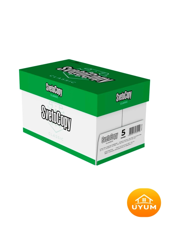 Бумага офисная SvetoCopy А4, белая бумага для принтера, 1 и 5 пачек