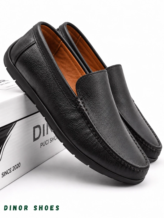 Мужские мокасины из натуральной кожи — DINOR Shoes