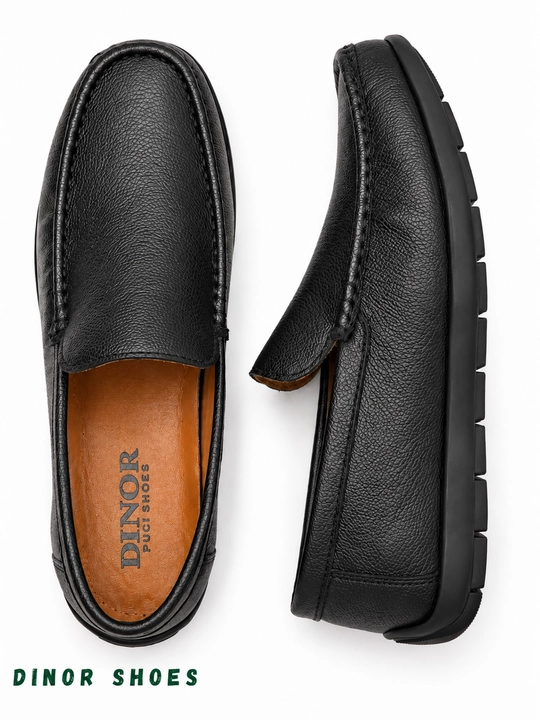 Мужские мокасины из натуральной кожи — DINOR Shoes
