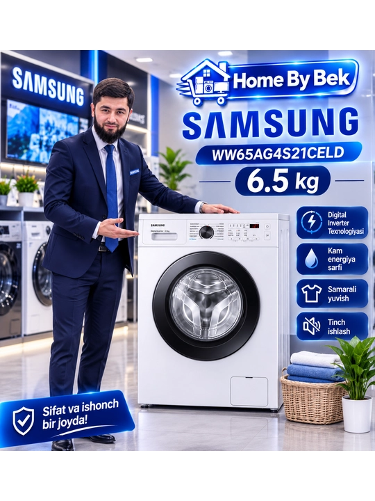 SAMSUNG WW65AG4S21CELD 6.5 kg