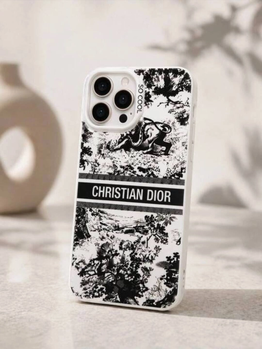 IPhone uchun Dior dizaynli chexol