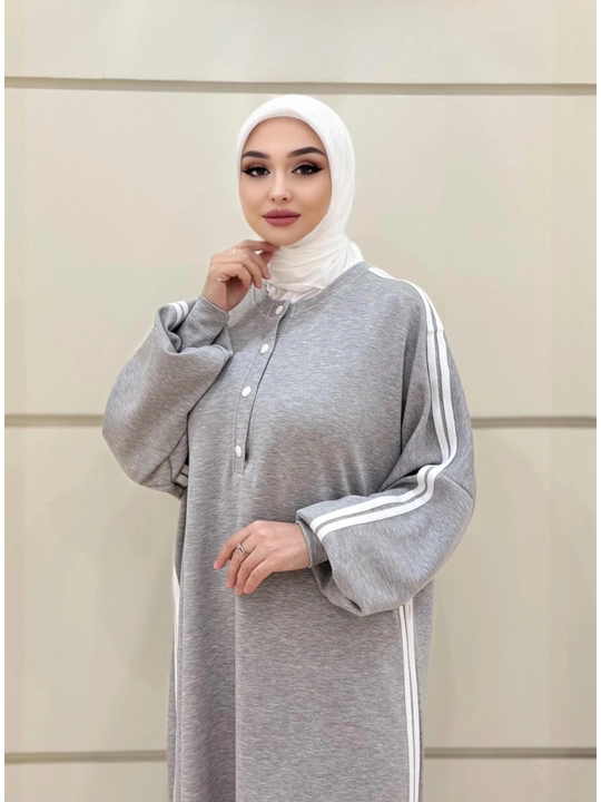 Ayollar abaya ko'ylagi, uzun oversize musulmoncha ko'ylak va namoz libosi, Oysho mato
