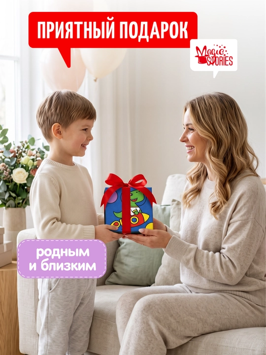 Raqamlar bo‘yicha rasm Magic Stories, podramnikdagi bo‘yash to‘plami, Dino, 15x15