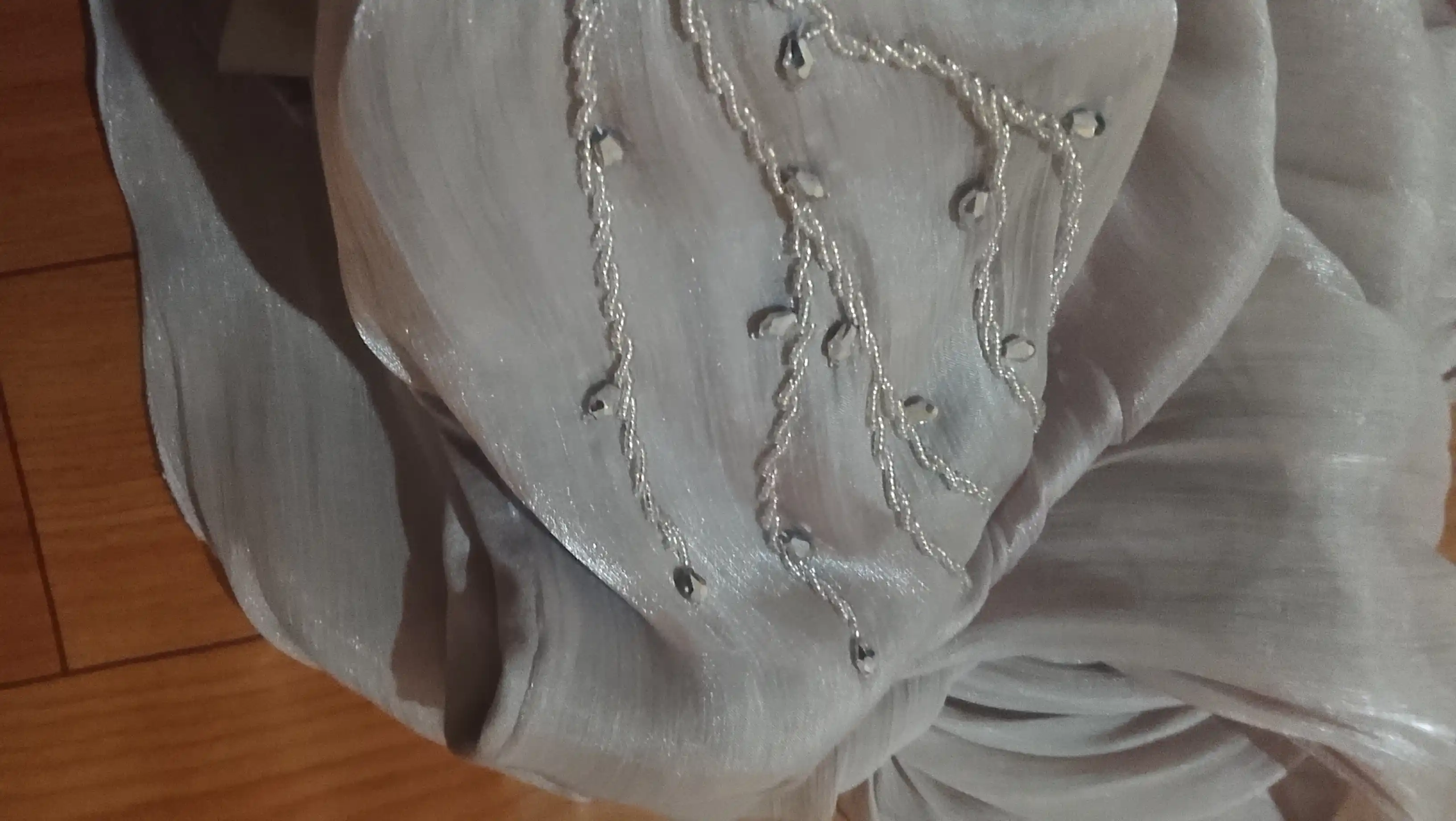 Organza diadema sharf, hijobli ayollar uchun