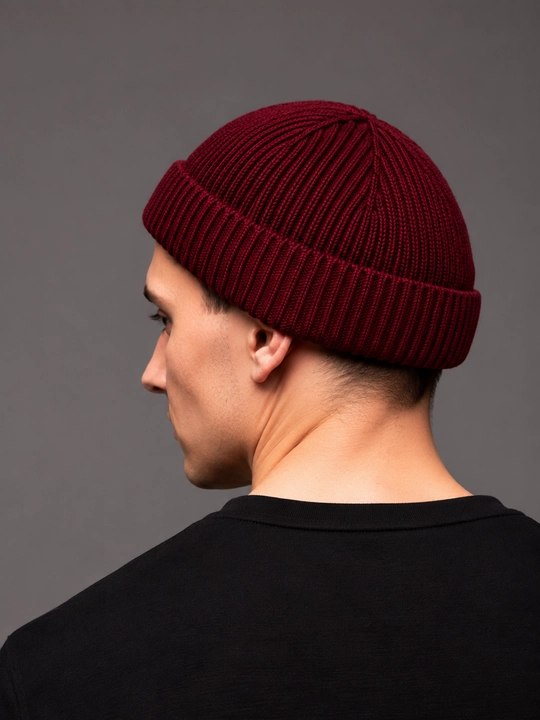 Мужская зимняя шапка DOKER, тёплая мягкая трикотажная, эластичная, универсальная