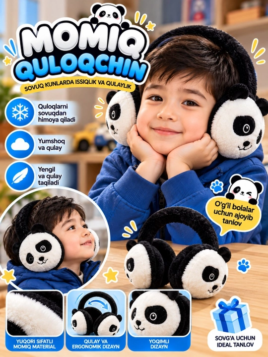 Mexli quloqchin, o'g'il bolalare uchun quloqchin - 