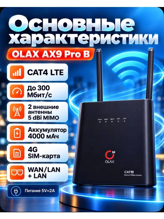 Wifi router olax ax9 pro