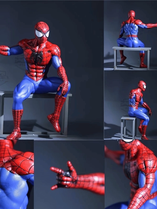 Avtomobil uchun Spider-Man dekorativ figura, panelga bezak, 2 dona to‘plam