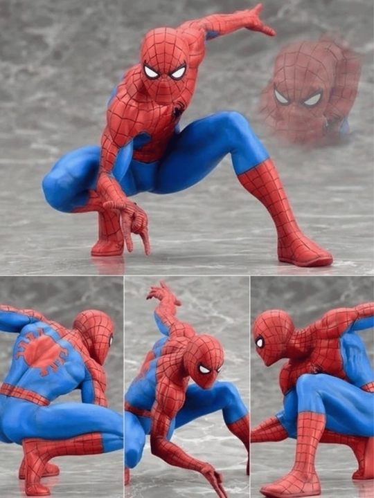 Avtomobil uchun Spider-Man dekorativ figura, panelga bezak, 2 dona to‘plam