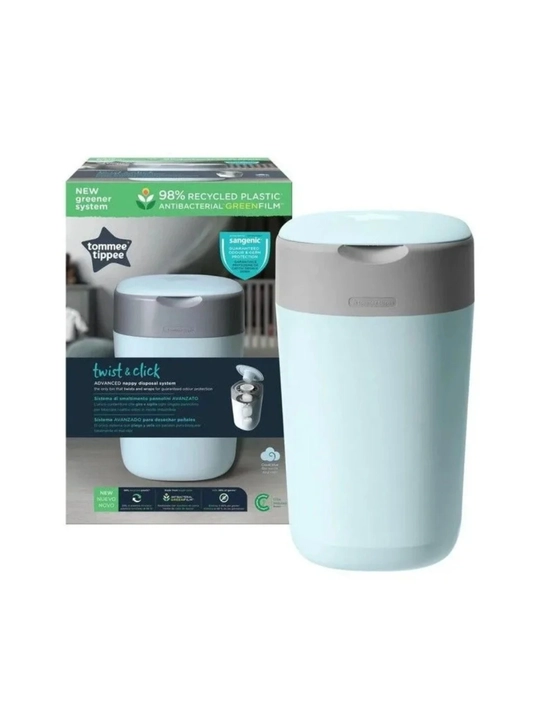 Кассета Tommee Tippee Twist & Click для утилизации подгузников, антибактериальная, 1 штука