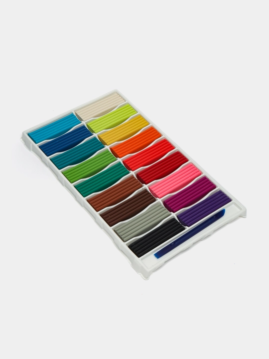 Plastilin "Leo" "Yorqin" Plastilin klassik LBMC-0118 360 g 18 rang