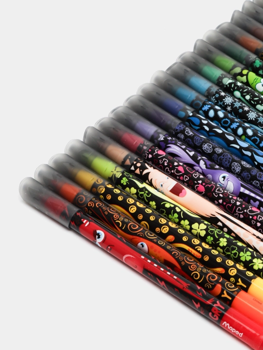 Flomasterlar Maped 845402, 18 ta rang Color'Peps