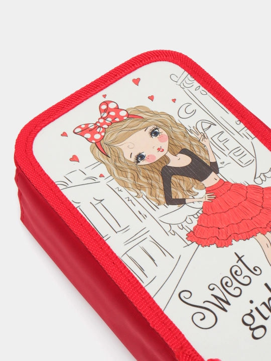 Qalam qutisi uch qismli, katta mato uchi 190/105, PO-110-SWEETGIRL q0000051758