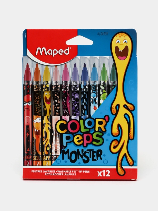Flomaster Maped 845400, 12 ta rang Color'Peps