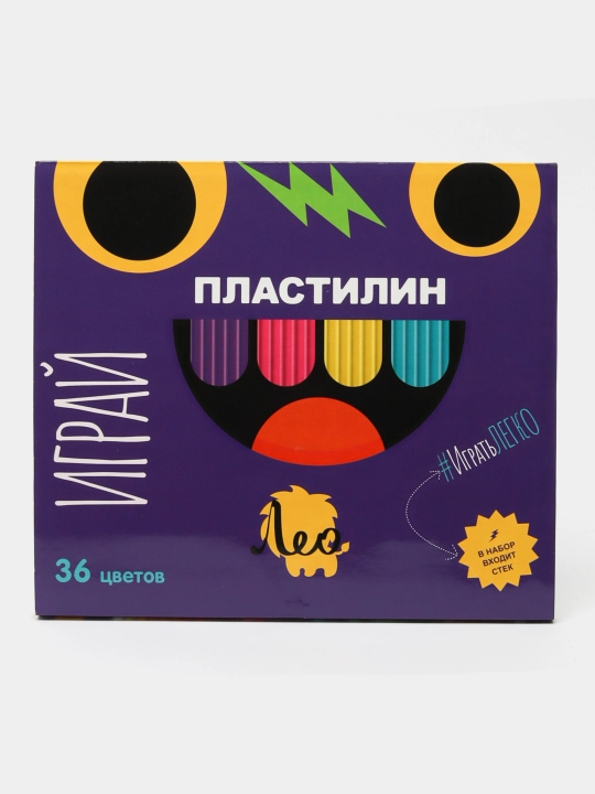 Plastilin "Leo" "Play" Klassik plastilin LPMC-0136 720 g 36 rang